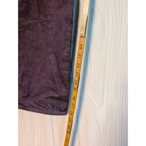 Levi's Men's 501XX Maroon Burgundy Denim Jeans 40x32 Button-Fly Straight Leg - Picture 9 of 9